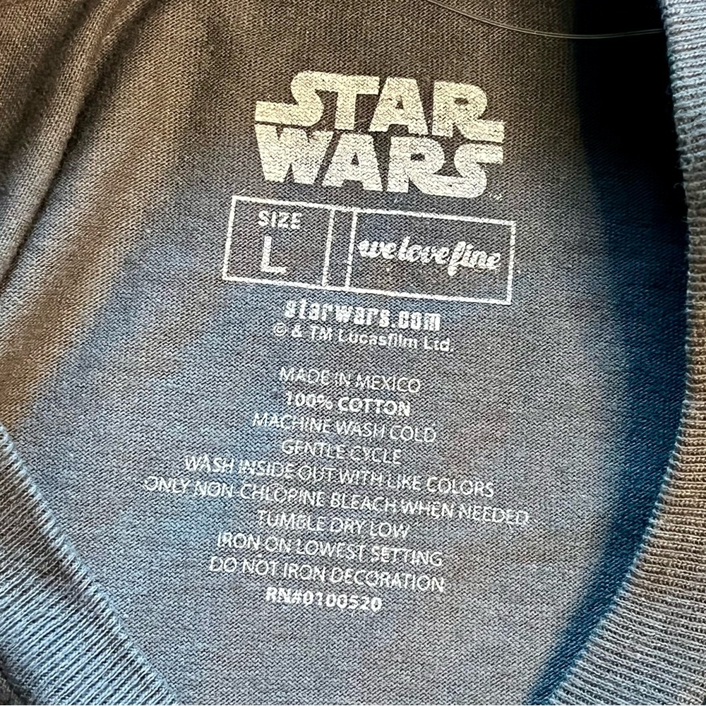 Star Wars Beatles Abby Road Parody Graphic T-Shirt, Gray, Large, Unisex - Picture 4 of 4